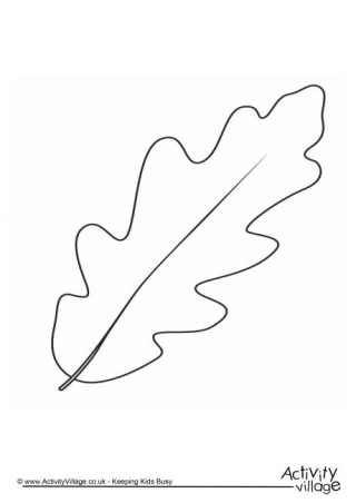 Autumn Leaf Colouring Page 4