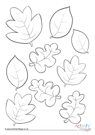 Autumn Colouring Pages