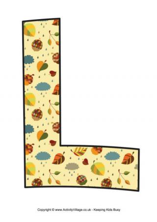Autumn Letter L 1