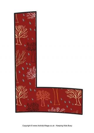 Autumn Letter L 2