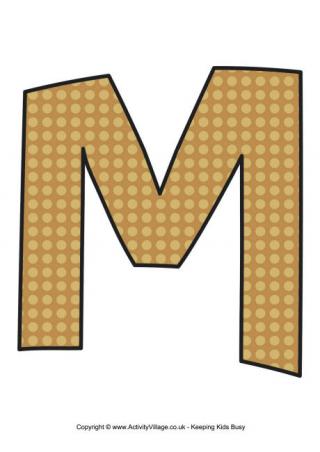Autumn Letter M
