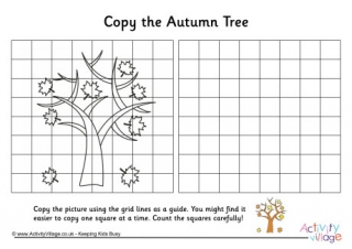 Autumn Tree Grid Copy