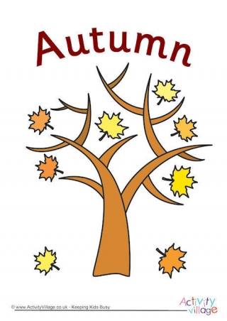 Autumn Tree Poster