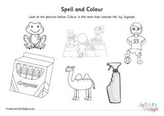 Ay Digraph Spell And Colour