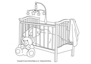 Baby Colouring Page