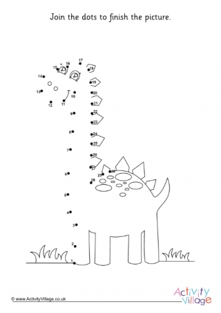 Baby Dinosaur Dot to Dot 2