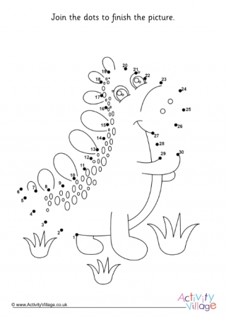 Baby Dinosaur Dot to Dot 3