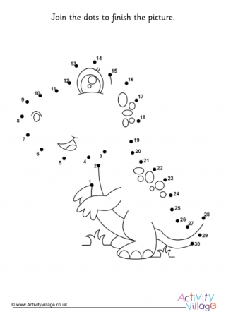 Baby Dinosaur Dot to Dot 5