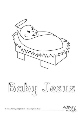 Baby Jesus Finger Tracing