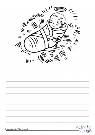 Baby Jesus Story Paper
