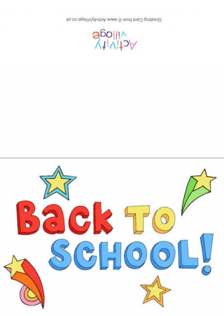 Back To School Card