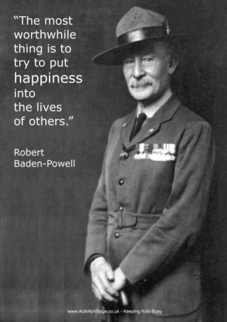 Robert Baden-Powell Quote Poster