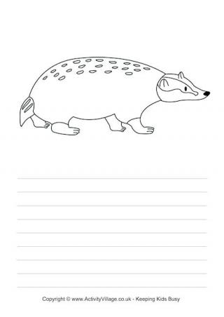 Badger Story Paper