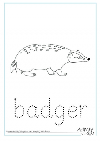 Badger Word Tracing