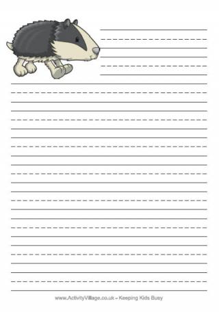 Badger Writing Paper