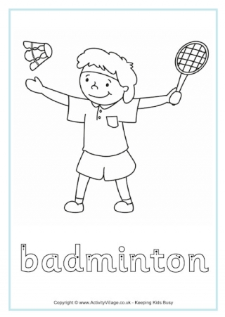 Badminton Finger Tracing