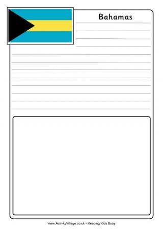 Bahamas Notebooking Page