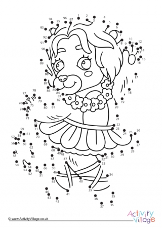Ballet Lion Dot to Dot