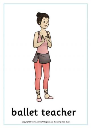 Ballet Teacher Poster