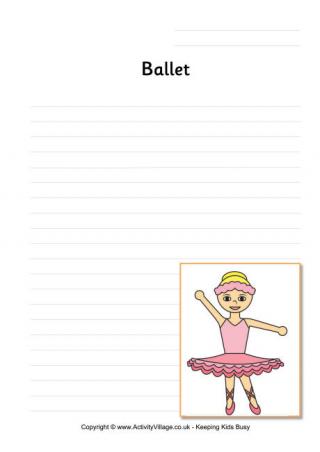 Ballet Writing Page