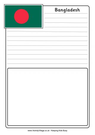 Bangladesh Notebooking Page