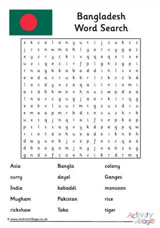 Bangladesh Word Search