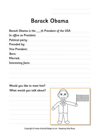 Barack Obama Worksheet