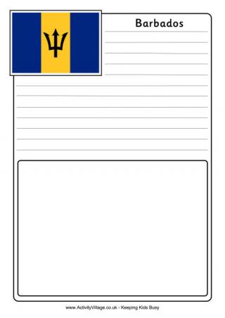 Barbados Notebooking Page