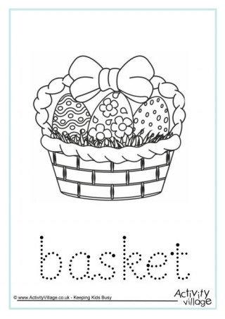 Basket Word Tracing