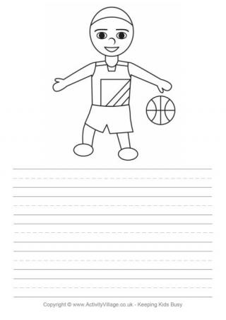 Basketball Story Paper