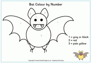 Bat Colour by Number