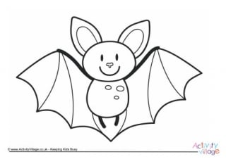 Bat Kids Coloring Pictures 7