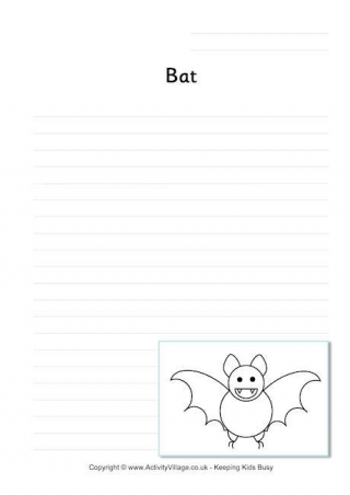 Bat Writing Page