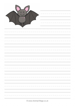 Bat Writing Paper