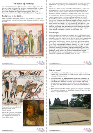 Battle of Hastings Fact Sheet
