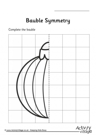 Bauble Symmetry Worksheet