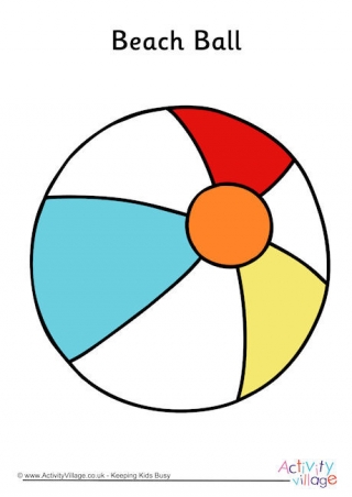 Beach Ball Poster