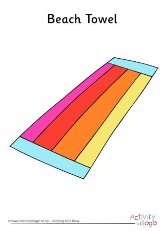 Beach Towel Poster