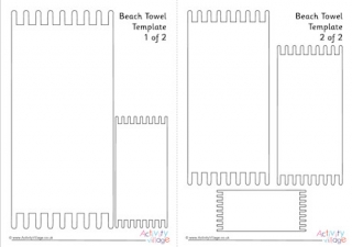 Beach Towel Template
