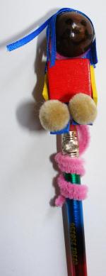 Bead Figure Pencil Topper