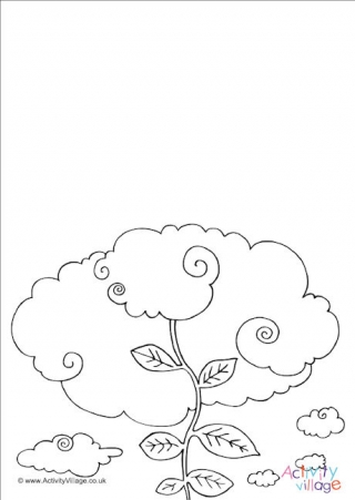 Beanstalk Imagination Colouring Page