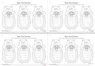 Bear Fact Families to 10