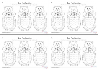Bear Fact Families to 10