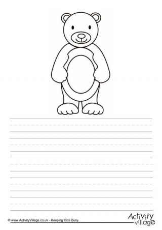 Bear Story Paper