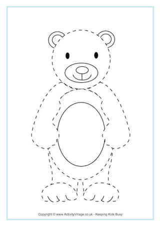 Bear Tracing Page