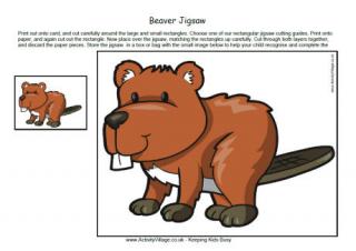 Beaver Jigsaw