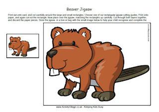 Beaver Printables