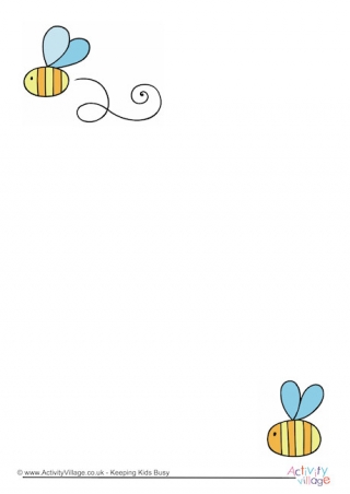 Kindergarten animal writing paper