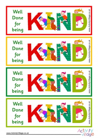 Being Kind Bookmarks