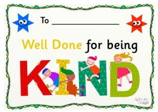 Being Kind Certificate 2